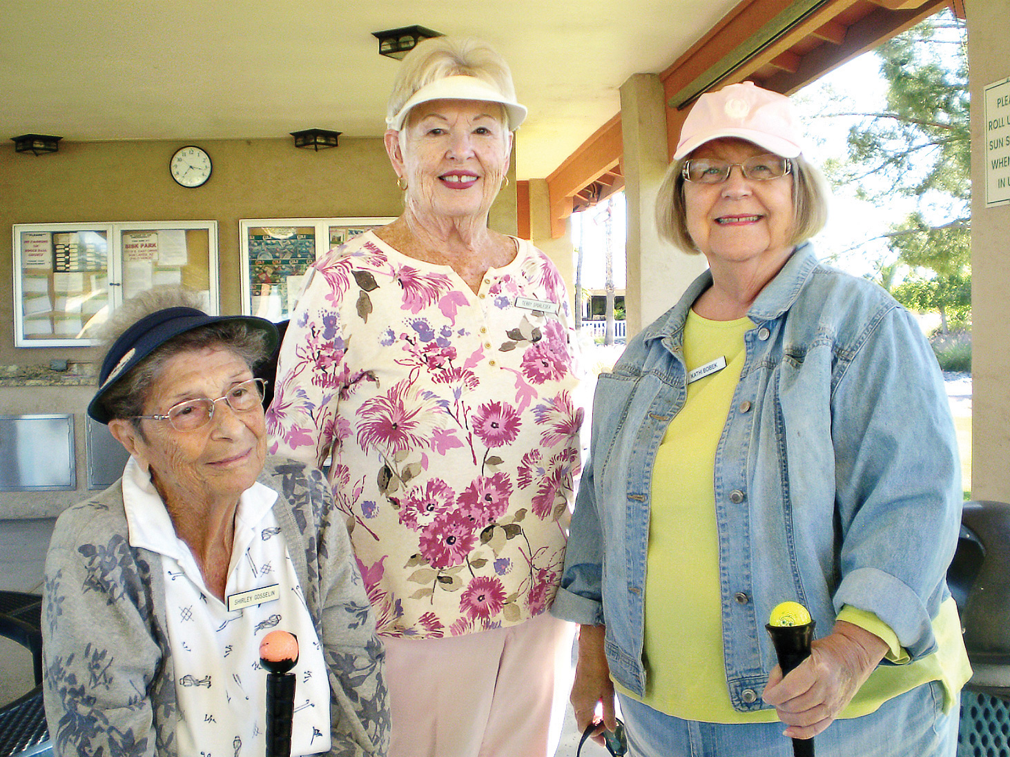 Pictured (left to right): Shirley Goselin, Terry Sporleder, and Kathi Bobek