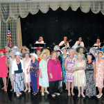 Hats off to the ladies of the Cotillion Dance Club attending the Mint Julep Ball!