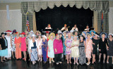 Hats off to the ladies of the Cotillion Dance Club attending the Mint Julep Ball!