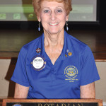 Rotarian of the Month Mary Louise Lansbarkis