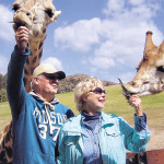 Vic and Joanna Herman had a “Staycation” Roar and Snore at the San Diego Wildlife Animal Zoo!