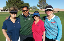 Pictured (left to right) are Lana Jonker, Eddy Renio, Marcia Gaudioso and Holly DeVinck