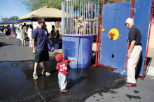 Take your best shot at the dunk tank at the second annual Welcome Back Party/Community Fair sponsored by Neighbors Who Care on October 25!