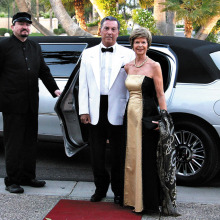 Our March Oscar’s Party event was one of last year’s themed dances. Larry and Jan Ott “arrive in style.” (Photo courtesy of Core Photography, LLC.).