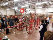 New Adventures members enjoy classroom lectures, discussion groups, computer classes, and field trips to points of interest around the Valley like the visit to the Hall of Flames Museum pictured here.