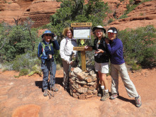 Hikers in Sedona