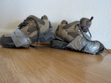 Check your hiking boots after being stored over the summer in Arizona heat!