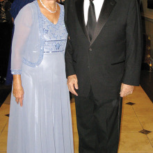 Lord and Lady Nelson are presented at the Downton Abbey Cotillion Dinner-Dance.