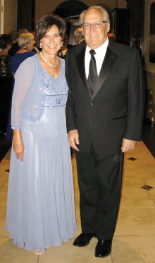 Lord and Lady Nelson are presented at the Downton Abbey Cotillion Dinner-Dance.