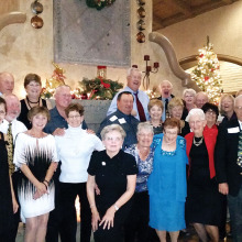 The Sun Lakes Roadrunners enjoyed an evening of good food, friendship and dancing to the music of Thaddeous Rose.