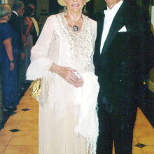 Lady Beverly Shaw, escorted by Sir Harold Lindell, enjoyed an Evening at Downton Abbey, the Cotillion’s November event.