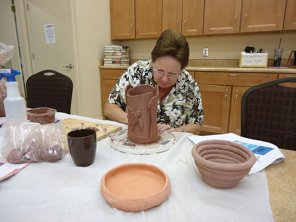 Show your creativity at Cottonwood Clay Sculpture class Sun Lakes Splash