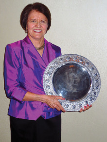 Anne Guerrant’s 2014 induction into the USTA Hall of Fame.