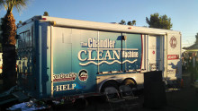 The Chandler Clean Machine will provide shower facilities and washers and dryers to clean clothes!