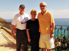 Ray Rajamaki with Paula and George Jauch on January 1 in Cabo San Lucas