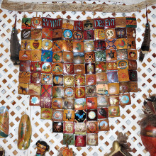 Our gourd quilt is a collaborative effort of our members and was placed in The Spirit of the Desert Gourd Patch at the February Running of the Gourds festival in the Pinal County Fairgrounds sponsored by Wuertz Gourd Farm.