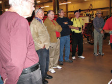 The Men’s Club toured the Hall of Flame Fire Museum and National Firefighting Hall of Heroes on January 21.