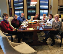 The Roadrunner Bridge Tournament planning committee pictured left to right: Eileen Utter, Eileen Friend, Jim Horton, Chairperson Kitty Larson, Bonnie Butler, Lindsay Cantoni and Sherri Holliday.