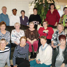 Pictured front row (left to right) are Karen Ryan, Carol Kirsch, Sandy Bealmear and Sharon Barnes; second row are Judy Preis, Lois Hauge, Toni Kopaz, Anna Cody and Kathi Bobek; third row are Meredith Thompson, Virginia Woodbeck, Janet Rogers, Pat Goldberg, Ellen Hellman and Carolyn Rogers