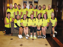 Oakwood’s 2015 traveling team (left to right) back row: R. Rees, J. Knutson, J. Johnson, B. Dinardo, L. Meisinger, L. Blair, I. Pattie, R. Hoiby and BJ Schuller; (left to right) front row: A. Annis, R. Mabry, K. Jensen, K. Kaiser, C. Russell, Co-Captain S. Bowditch and S. Raach