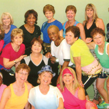 Join these lovely ladies at a Zumba class!