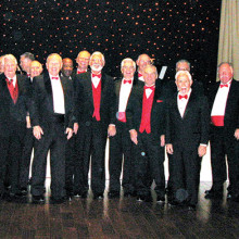 Not allowing the ladies all the limelight at the February Cotillion, these gentlemen in red stole the show!