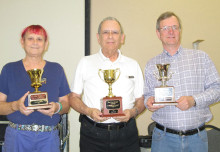 Pictured left to right are Michelle Steiner, Alan Behr and Derek Mansfield