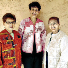 Pictured (left to right) are Dianne Mannheimer, Paula Gazzola and Lenora Pasch