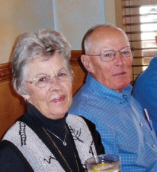 Long-time Metal Lokator members, Judy and Bob Hetzer, say goodbye.