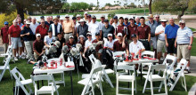 The Lakers Niners and members of the Hamilton Boys Golf Team. Photo taken by Jonathon Yu.