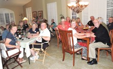 The Progressive Dinner brings out smiles as Crystal Drive neighbors gather for friendship, fun and food!