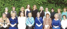 Gila Butte Daughters with State Regent Gillian Morse and President General Lynn Young (seated center).