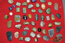 Stones like these are provided by the Rock, Gen and Silver Club to benefit Camp Sunshine.
