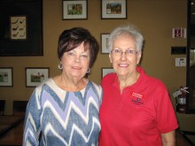 Lana Jonker (left) and Leta Polson.