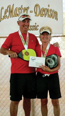 Steve Smitham and Sheila Parkinson, bronze medal winners awarded $50.
