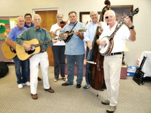 The Dry Heat Pickers recently entertained the seniors at The Perfect Place.