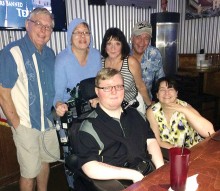 Pictured (back) Chris and Annelle Newcomb, Sandy and Ralph Casale; (front) Cody Newcomb and Brooke Jones