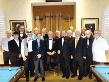 2015 Godfather’s Cup players and 2014 League Reigning Champion in 8 and 9-Ball. Rod “The Babe” Thompson in the white hat!