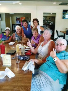 Joyce Switzky and group nominating Lynda Smith for secretary of SLLGA for 2016.