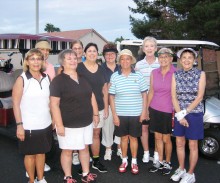 Dedicated IWLN Summer Players: Left front, Ann Gavin, Linda Liberti, Denise Fleshner, Marcia Gaudioso, Joan Sloan and BJ Krause; left back, JoAnne Gaudioso, Susan Schaeffer, Judy Frink and Susan Meer. Not in photo: Rachel Enloe, Julie Collier and Clarisse Zornes
