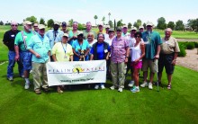 A recent gathering of wounded warriors with the Sun Lakes Fishing Club.