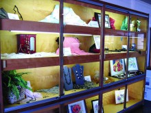 Check out the arts and crafts in the lobby of Sun Lakes Country Club; many will be for sale at the show on February 20.