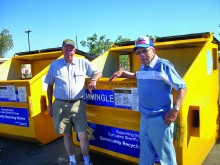 Ron Isaacson (left) and Tony Begich
