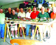 Members of the Short Line Model Railroad Club