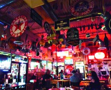 Lunch at the Raceway Bar and Grille in Maricopa was quite the interesting place.