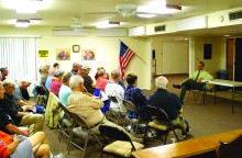 Chandler Mayor Jay Tibshraeny spoke at the November meeting of the Men’s Club.