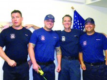 Pictured left to right are Chris Wiley, Brian Moreni, Craig Daniel and Ray Franco.
