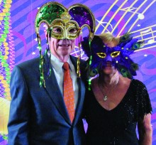 Come to the Masquerade Ball with Bob and Jacquelyn Peterson.