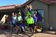Celebrating Halloween in Sun Lakes with a spooky ride!