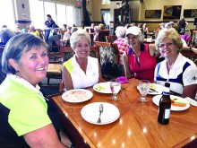Iris Pattie, Jan Skibo, Doris Swanson and Julie Hastings